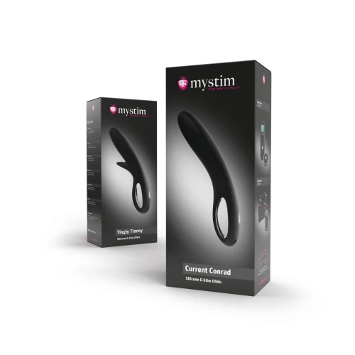 На фото силиконовое делдо Mystim Current Conrad для электростимулятора