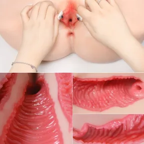 На фото мастурбатор Kokos 004 Vailla ONAHOLE Real Vagina 2WayPlus з вібрацією та масажем