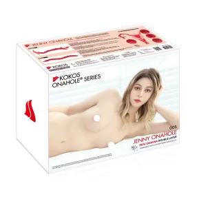 На фото реалістичний астурбатор Kokos 005 Jenny ONAHOLE Real Vagina 2WayPlus з вібрацією та масажем