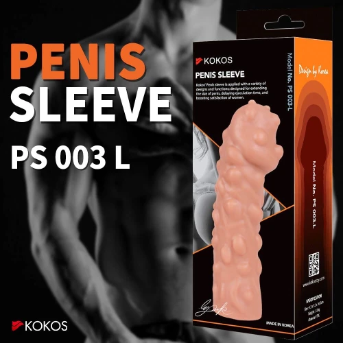 На фото насадка на член Kokos Penis Sleeve PS 003 L 