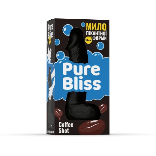 На фото изображено Ароматное мыло пикантной формы Pure Bliss Black Coffee Shot 