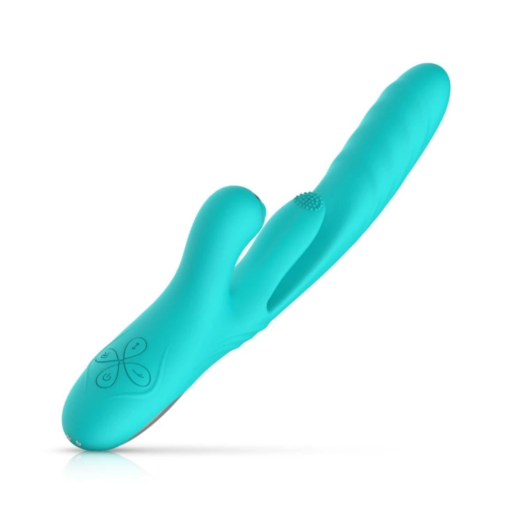 Вібратор-кролик Good Vibes Only - Lisa Thrusting Rabbit Vibrator with G-Spot Stimulator 