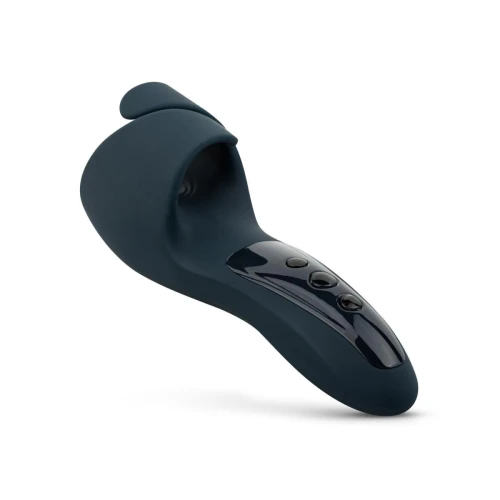 На фото изображён черный мастурбатор Boners Electric Masturbator