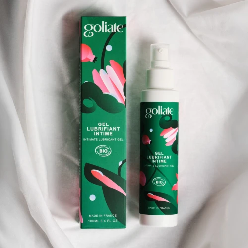 На фото гель-лубрикант Goliate Gel Lubrifiant Intime, 100 мл, экстракт красных водорослей, веган-френдл