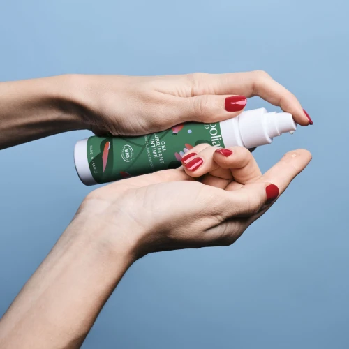 На фото гель-лубрикант Goliate Gel Lubrifiant Intime, 100 мл, экстракт красных водорослей, веган-фр