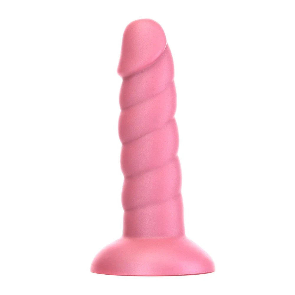 Фаллоимитатор Fantasy by Addiction Unicorn Dildo 5.5” Pink, виброшар в подарок