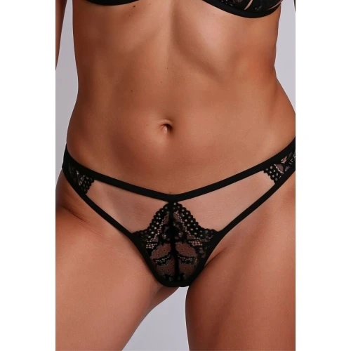 На фото черный комплект Passion ANUVERA SET black L