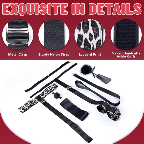 На фото БДСМ-набор LOCKINK YEAHWOW Armbinder Restraint Set Black