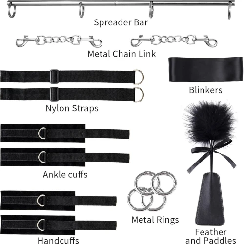На фото БДСМ набор LOCKINK YEAHWOW Door Swing & Leg Spreader Bondage set