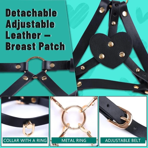 На фото БДСМ-набор LOCKINK YEAHWOW Forced Nadu pose correction set