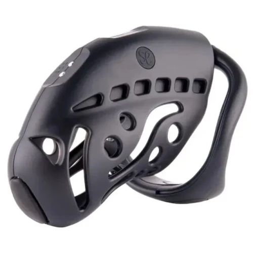 На фото клетка для члена с электростимуляцией LOCKINK SEVANDA