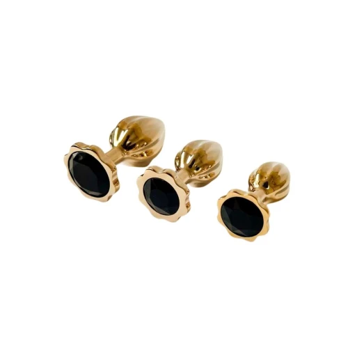 На фото Набор анальных пробок LOCKINK YEAHWOW Nympho Butt Plug Set