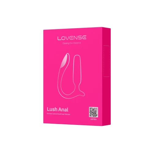 На фото анальная смарт-вибропробка Lovense Lush Anal, очень мощная, LED-подсветка.