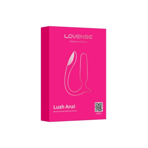 На фото анальная смарт-вибропробка Lovense Lush Anal, очень мощная, LED-подсветка.