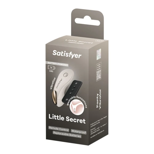 На фото вибратор у трусики Satisfyer Little Secret Battery Series с пультом ДУ