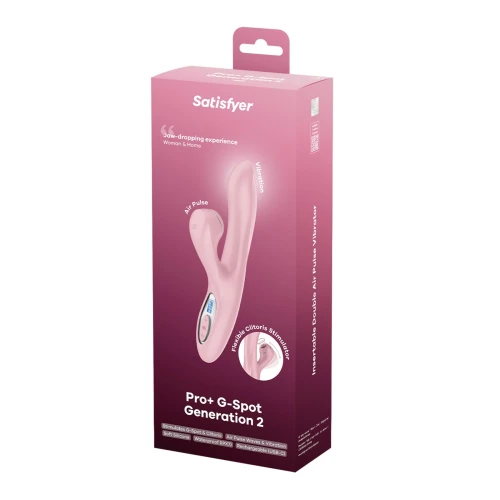 На фото вакуумный вибратор-кролик Satisfyer Pro+ G-Spot Generation 2 Pink