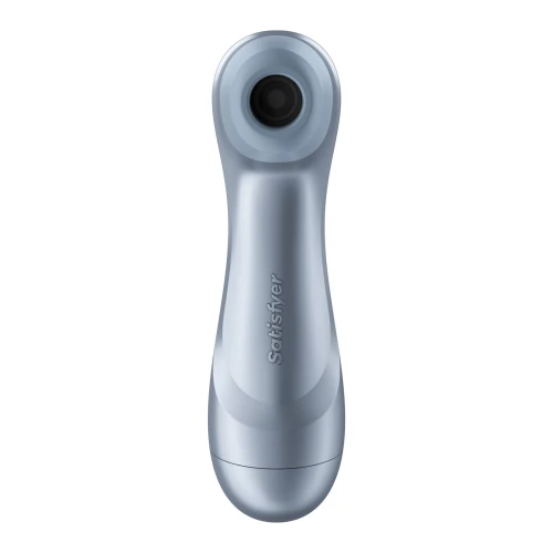 На фото вакуумный клиторальный стимулятор Satisfyer Pro 2 Generation 2 Battery Series Light Blue