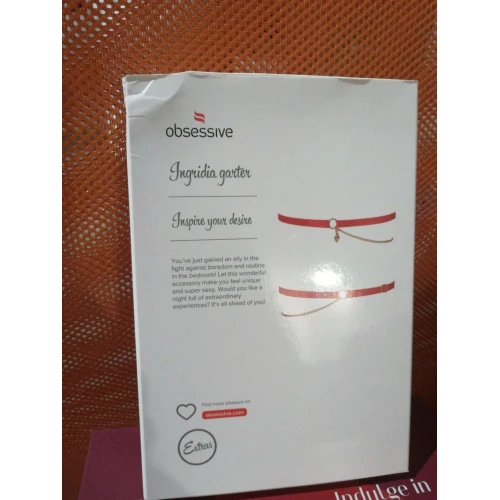 Гартер Obsessive Ingridia garter O/S (мятая упаковка!!!)