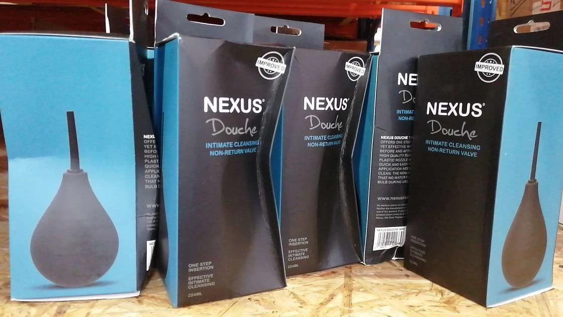 Спринцовка Nexus Anal Douche Black, объем 225мл (мятая упаковка)