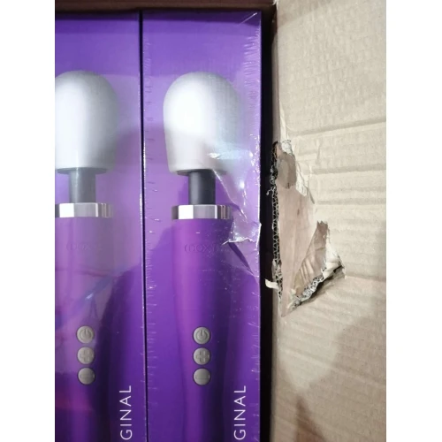 Вибромассажер DOXY Original Purple (мятая упаковка) , очень мощный, питание 220В