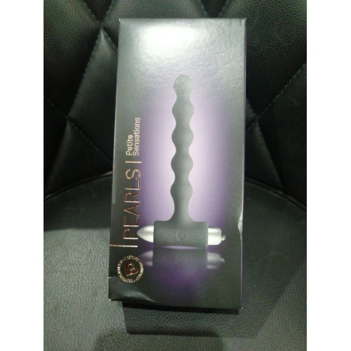 Анальный вибратор Rocks Off Petite Sensations - Pearls Black (мятая упаковка!!!)