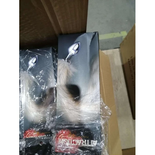 Анальная пробка Лисий Хвост MAI Attraction Toys №51 (мятая упаковка)