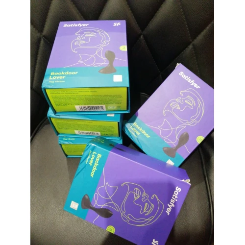 Анальная вибропробка Satisfyer Backdoor Lover Black (мятая упаковка)