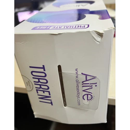 Прозрачный фаллоимитатор Alive Jelly Dildo Torrent (мятая упаковка!!!)