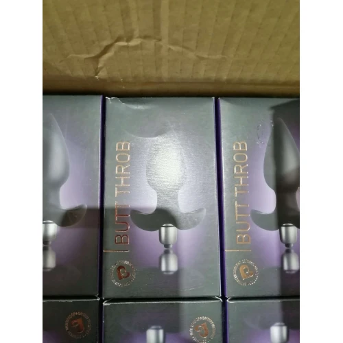 Анальный стимулятор Rocks Off Butt Throb Black (порвана упаковка)