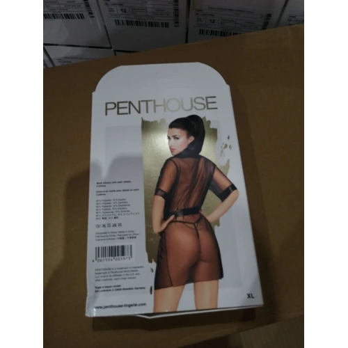 Комплект Penthouse - Midnight Mirage Black XL (мятая упаковка)