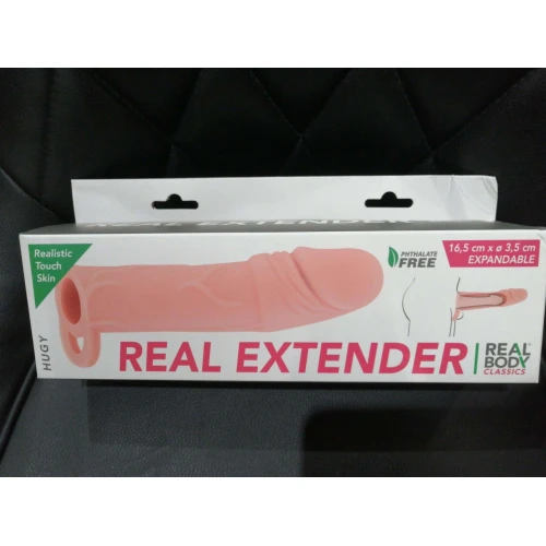 Насадка на член Real Body - Real Extender HUGY (мятая упаковка)