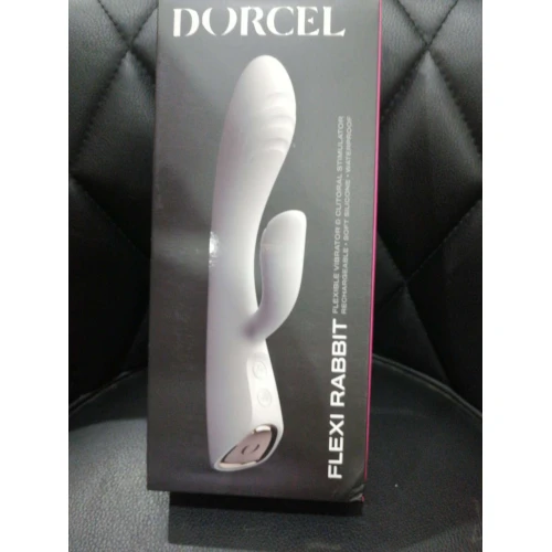 Вибратор-кролик Dorcel FLEXI RABBIT WHITE (мятая упаковка)