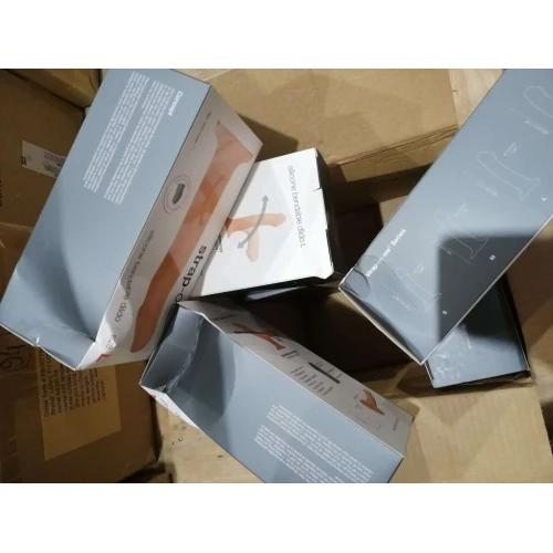 Насадка для страпона Strap-On-Me Dual Density Dildo Flesh L (мятая упаковка)