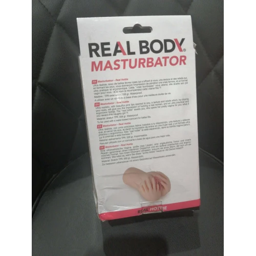 Реалистичный 3D мастурбатор приоткрытая вагина Real Body - The Hottie (мятая упаковка)