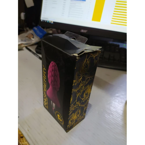 Анальный вибростимулятор Rocks Off Ass-Berries 7 Raspberry (мятая упаковка)