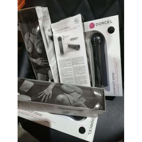 Удлиняющая насадка на член Dorcel LIQUID-SOFT XTEND (мятая упаковка)