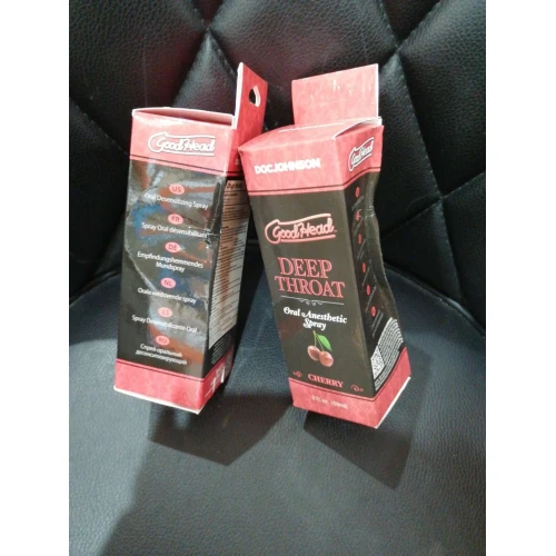 Спрей для минета Doc Johnson GoodHead DeepThroat Spray – Wild Cherry 59 мл  (мятая упаковка!!!)