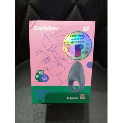Эрекционное виброкольцо Satisfyer Mighty One (мятая упаковка)