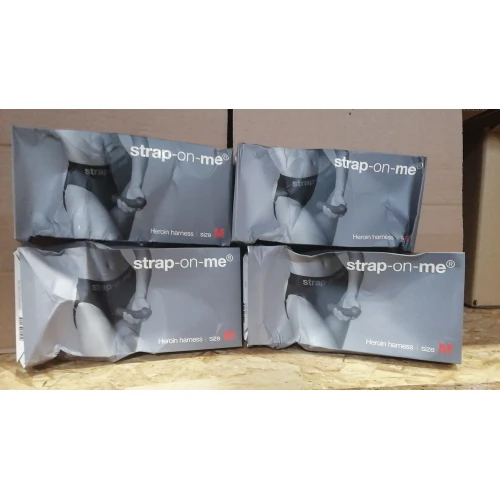 Трусы-стринги для страпона Strap-On-Me HEROINE HARNESS - M (сильно мятая упаковка)