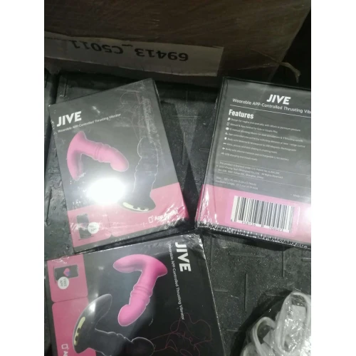 Вибратор с поступательными движениями Fun Town Jive Pink (мятая упаковка!!!)