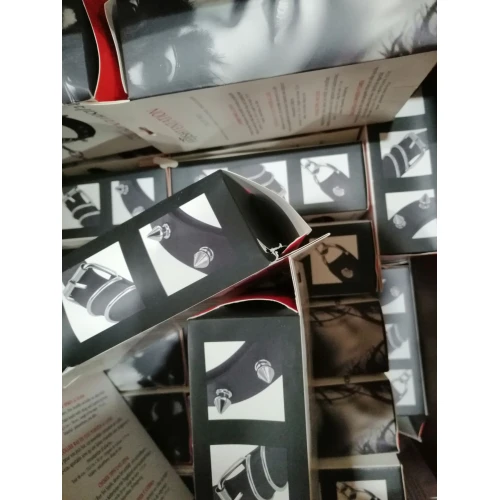 Ошейник с шипами и с поводком Fetish Tentation Spikes and Leash (мятая упаковка)