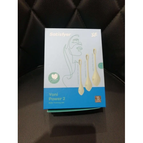 Набор йони бусин Satisfyer Yoni Power 2 Light Green (мятая упаковка)