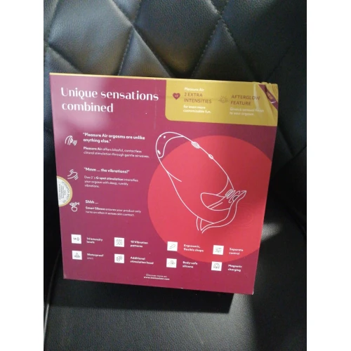 Вакуумный клиторальный стимулятор Womanizer Duo 2 - Bordeaux (мятая упаковка!!!)