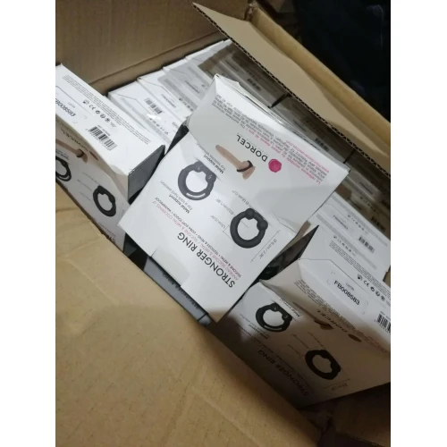 Эрекционное кольцо с металлическими вставками Dorcel STRONGER RING (мятая упаковка)