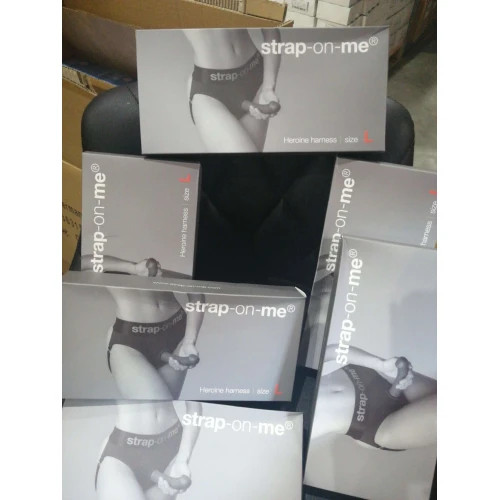 Трусы-стринги для страпона Strap-On-Me HEROINE HARNESS - L  (мятая упаковка)