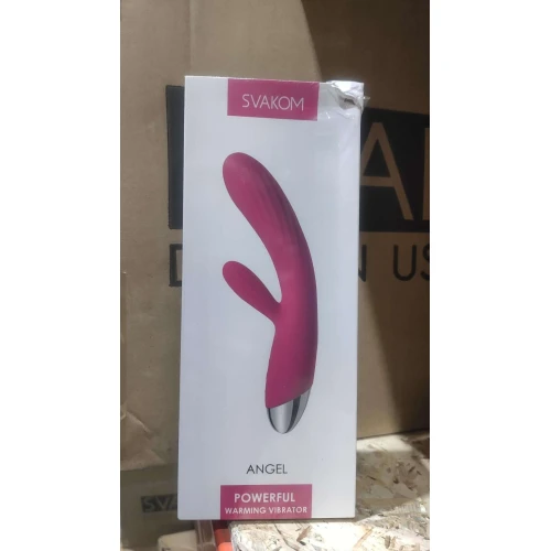 Интеллектуальный вибратор кролик с подогревом Svakom Angel Plum Red (мятая упаковка)