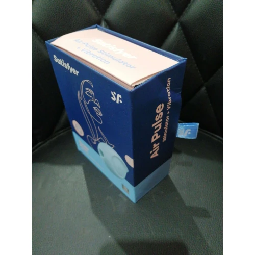 Вакуумный клиторальный стимулятор с вибрацией Satisfyer Sugar Rush Blue (мятая упаковка)