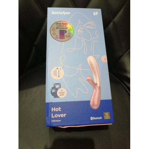 Смарт вибратор-кролик с подогревом Satisfyer Hot Lover Pink (мятая упаковка)