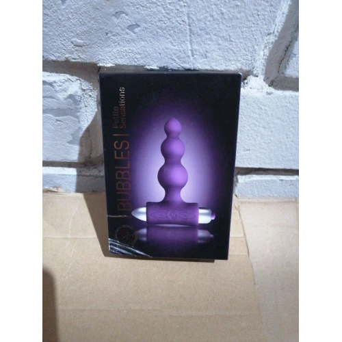 Анальный вибратор Rocks Off Petite Sensations — Bubbles Purple (мятая упаковка)