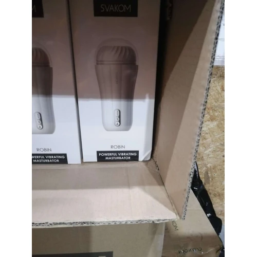 Мастурбатор с вибрацией Svakom Robin White (мятая упаковка)